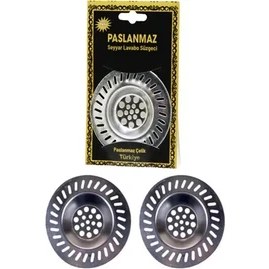 Resim Seyyar Lavabo Süzgeci Paslanmaz Çelik (7x7) 