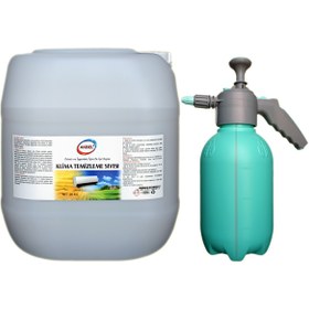 Resim akbel Klima Temizleme Sıvısı 20kg Uygulama Pompası 4 Adet Klima Temizleme Poşeti 