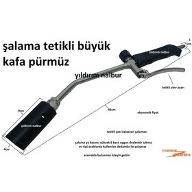 Resim Şalama Lpg Kısa 25 Pürmüz İzolasyon Çatı İzalasyon Şalamosu Tetik Çok Renkli 