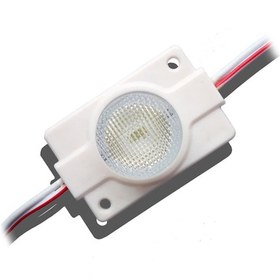 Resim 24 Volt Amber (Sarı)1,5 Watt Tekli Lensli 3030 Reklamcı Modül IP6 