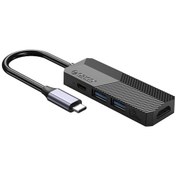Resim Orico Type-C Bağlantılı 2 USB Portlu 4K@30Hz HDMI Docking Station Siyah 