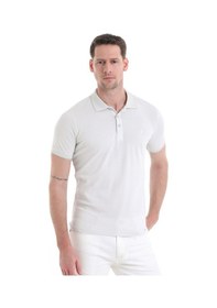 Resim Hatemoğlu Gri Regular Fit Düz Polo Yaka Tişört 3536etc22c03 Ag1 Gri 