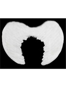 Resim Beyaz Renkli Küçük Boy Bebek Melek Kanadı 25X45 cm 