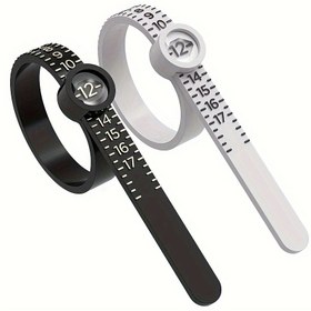 Resim Büyüteçli Kaliper Yüzük Boyu Ölçer, Dayanıklı PVC Ölçüm Aracı, Dahili Büyüteç ile, Şarj Edilmemiş Hassas Kaliperler, 0.1 Hassasiyet ile Yüzük Boyu Ölçümü 