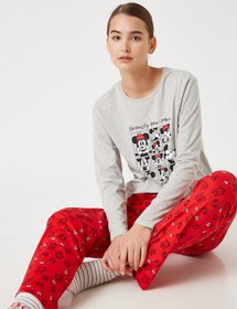 Resim Pamuklu Disney Lisanslı Pijama Takımı 