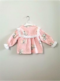 Resim Coco Shoptr Kız Bebek Pembe Pijama Takımı 