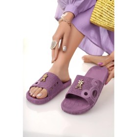 Resim Moda Fırsat Kadın Terlik Kaydırmaz Su Geçirmez Şık Ev Dışarı Plaj Yazlık Günlük Terlik 