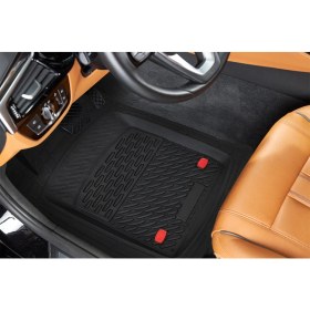 Resim Team Car Cadillac Xlr Uyumlu 3D Havuzlu Paspas Takımı Safir Siyah 