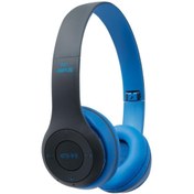 Resim Jopus P47 Bluetooth Kulaklık Mikrofonlu Micro Sd Kart Okuyuculu Katlanabilir Mavi 