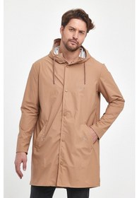 Resim T Rain Pu Raincoat L Beden Bej Erkek Yağmurluk Çok Renkli 