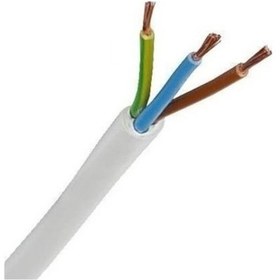 Resim Elektrik Kablosu 3x1.5 Mm Ttr Kablo 20m Bakır İletkenli Yüksek Performans 