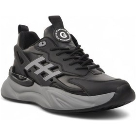 Resim Guja 23k550 Hakiki Deri Erkek Sneaker Siyah 