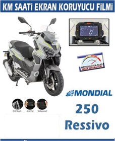 Resim Mondial Ressivo 250cc-125cc Uyumlu Serisi Motosiklet Ekran Km Koruyucu 