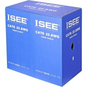 Resim Isee Kablo Cat6 U/Utp 23 Awg Turuncu Data Kablosu (305m Kutulu) 