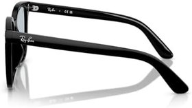 Resim Ray-Ban Rb4401d Kare Güneş Gözlüğü, Siyah/Açık Mavi, 55 mm 