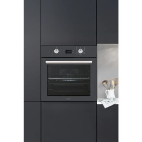 Resim Kumtel Digital Plus Antrasit Ankastre Fırın 15 Prog. B66-SF3(DDT) 