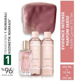 Resim Yves Rocher Kadife Çantalı Evidence Intense Parfüm Serisi 3’lü Lüks Bakım & Koku Seti 