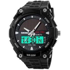 Resim Besthome1 Skmei Güneş Enerjili 50m Su Geçirmez Spor Kol Saati Siyah Çok Renkli Çok Renkli 