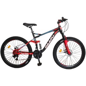 Resim daafu SXC 500 27.5 Jant 21 Vites Dağ Bisikleti Mekanik Disk Fren Amortisörlü MTB Genç Yetişkin Dağ Bisikleti 
