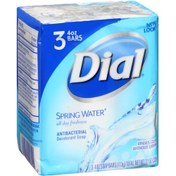 Resim Dial Antibacterial Soap Spring Water Sabun 113 G x 3 
