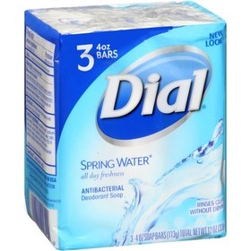 Resim Dial Antibacterial Soap Spring Water Sabun 113 G x 3 