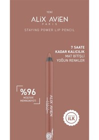 Resim Alix Avien Suya Dayanıklı Uzun Süre Kalıcı Yumuşak Dudak Kalemi Staying Power Lip Pencil 51 Pinky Beige 