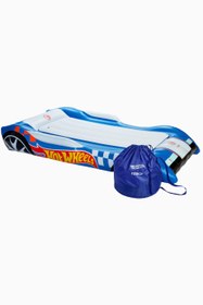 Resim Hot Wheels Şişme Çocuk Yatağı - Mavi 
