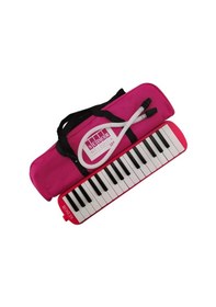 Resim Pembe Çantalı Melodika - Melodika 32k Bez Çanta - Pembe Melodika Pembe 