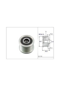 Resim VALEO 588019 ALTERNATÖR KASNAĞI MERCEDES C 200 220 E200 220 