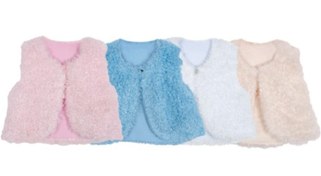 Resim Sevi Bebe Peluş Yelek (6 Lı Seri) 