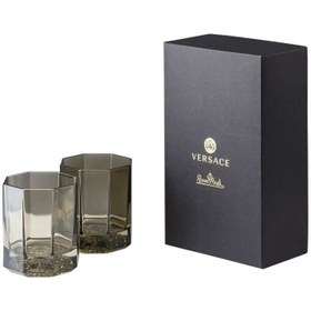 Resim Versace Viski Bardağı 2 Li Set Medusa Lumiere Haze 
