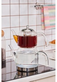 Resim Karaca Panora Aile Boyu Cam Çaydanlık 