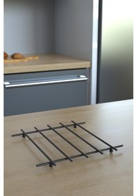 Resim Karteya Ekmek Sepeti Ve Servis Sunum Seti Havluluk Peçetelik Nihale Ekmeklik -4 Lü Set Siyah Siyah 