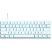 Resim Xindoker Outemu 61 Tuşlu Mekanik Klavye - Mavi/kırmızı Switch, Led Aydınlatmalı, Usb Kablolu, Hot Swap Desteği 