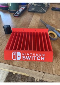 Resim Opencart Duvara Montajlı Nintendo Switch Oyun Kılıfı Sadece Plastik Aparattır 