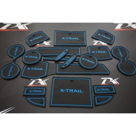 Resim Nissan X-Trail Dk Tuning Nissan 2013 - 2016 X-trail Araç Içi Silikon Kaymaz Ped Kaplama Seti 