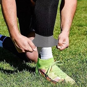 Resim Futbol Tekmelik Bantları,Futbol Bacak Bantları - Tekmelik Kayışı,Silikon 2 adet Sabit Askı, Tekmelik Bantları, Tekme Atmak, Koşmak, Bisiklete binmek için Kaymaz Tekmelik Tutucu 