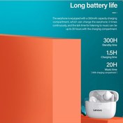 Resim Pazly Lenovo Xt90 Kablosuz Bluetooth Spor Kulaklık - Su Geçirmez, Dokunmatik, Uzun Pil Ömrü, Siyah/beyaz, Xt90 