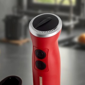 Resim Çok Yönlü Mutfak Robotu, Şık Kırmızı Renk, Çok Fonksiyonlu ve Kullanışlı Tasarım 