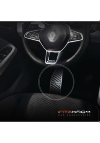 Resim intakrom Renault Megane 4 Krom Ayak Dinlendirme Pedalı - 2015 - 2019 