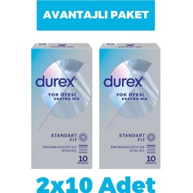 Resim Durex Yok Ötesi Ekstra Ince Ekstra His 10'lu Prezervatif 2 Adet 