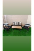 Resim Store Metal Çay Seti Koltuk Takımı 2+1+1+Masa 