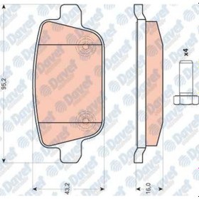 Resim Arka Fren Balatası Mondeo 07galaxy 06smax 06volvo V70 08s80 06 Xc70 07 Fre 