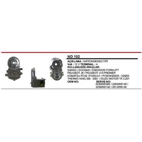 Resim Remark Marş Otomatiği 12v.ısuzu Wıde/ Peugeot J9 Premıer 2 2kw Nı 