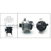 Resim Alternator Bosch Tıp 12v 105a Ford Transıt V184 2.0 Dı / 2.4dı 125ps 01 06 Takvıyesız 