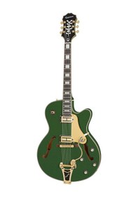 Resim Epiphone Emperor Swingster Hollowbody Elektro Gitar Forest Green Metallic 