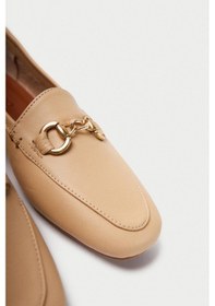 Resim Mubiano Hakiki Deri Collection Kadın Babet Bej -mcmng2446-bj Bej 