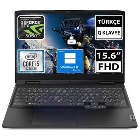 Resim Lenovo Ideapad Gaming 3 82S9015TTX i5-12450H 16 GB 512 SSD RTX3050Ti 15.6" W11H FHD Dizüstü Bilgisayar 