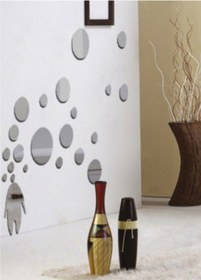 Resim M3 Decorium Baloncuk Dekoratif Ayna Gümüş 