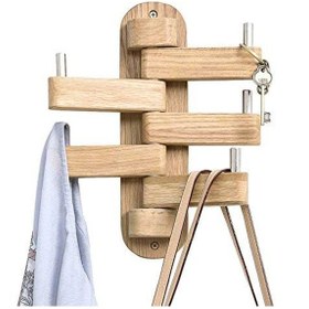 Resim Modern Ahşap Dönebilen Duvar Askısı 